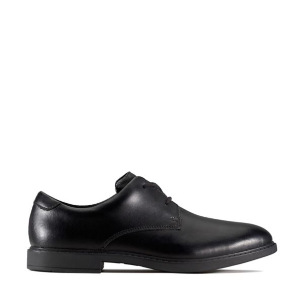 Clarks Boys Scala Loop Youth School Shoes Black | CA-9067542